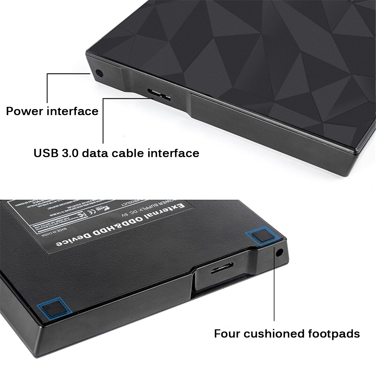 Mechzone-Portable-USB30-Type-C-optische-Laufwerke-schwarzes-Schubladen-Laufwerk--Externes-DVD-RW-Max-1702821-6